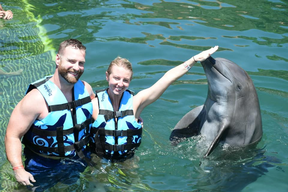 Swimming with the Dolphins was amazing!