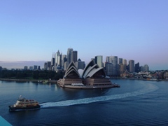 Beautiful view of Sydney Harbour