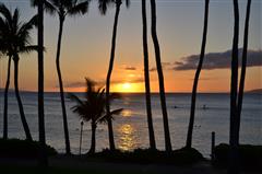 Sunset view at Napili Kai in Maui