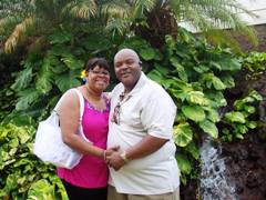 John and Evelyn at the Sheraton Maui