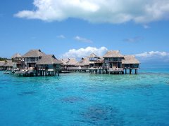 The Overwater Bungalows that Kardashians stayed at