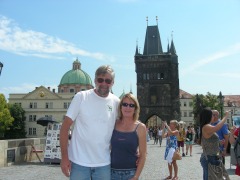 Rick and Lori in Prague