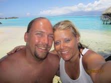 Amber and Brian in Moorea