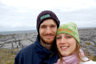 Irish Eyes are indeed smiling on this couple!