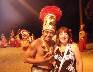 Nothing beats meeting a Tahitian Fire Dancer!