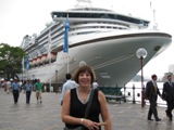 Gayle Zielke from First Choice Travel and Cruise enjoyed the cruise!