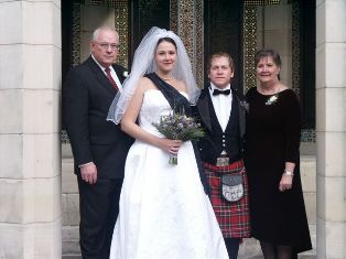 Kerri and Michael Webber wonderful wedding in Scotland!
