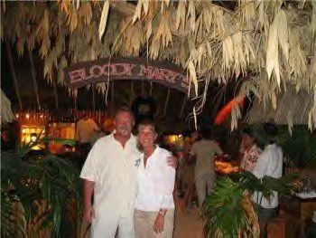A visit to Bloody Mary's is a must in Bora Bora!