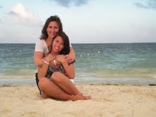Merri and Cassi Quartullo bonding in the Riviera Maya