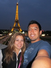 JESSICA AND JESUS IN EUROPE ON THEIR HONEYMOON