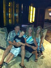 Hotz Family at the El San Juan Resort in Puerto Rico